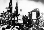 Um die Eroberung der politischen Macht: Rosa Luxemburg bei einer