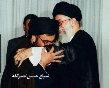 شیخ حسن نصرالله و سید علی خامنه ای